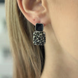 Ohrringen Glam Square