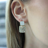 Ohrringen Glam Square