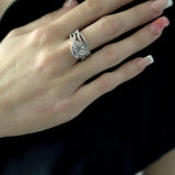 Ring Infinity Sparkle, silber