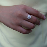 Ring Princess, versilbert