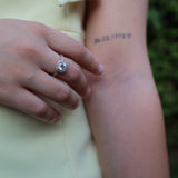 Ring Princess, versilbert