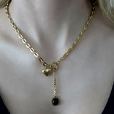 Halskette Amelie, vergoldet