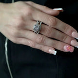 Ring Infinity Sparkle, silber