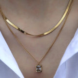 Halskette Noa, vergoldet