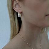 Ohrringe Sparkling, vergoldet