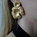 Ohrringe Mykonos, vergoldet