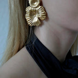 Ohrringe Mykonos, vergoldet